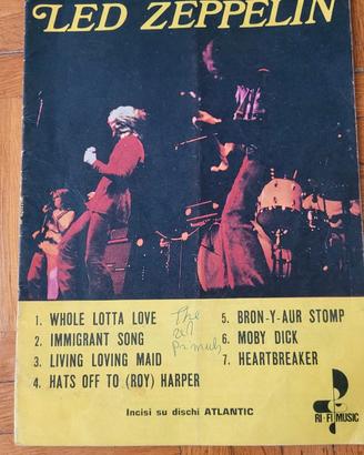 Libro spartiti Led Zeppelin