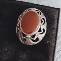 Orecchini argento e corniola