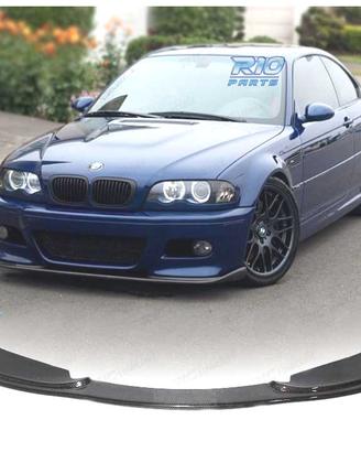 SPOILER LIP BMW E46 98-07 LOOK M3 CARBONIO