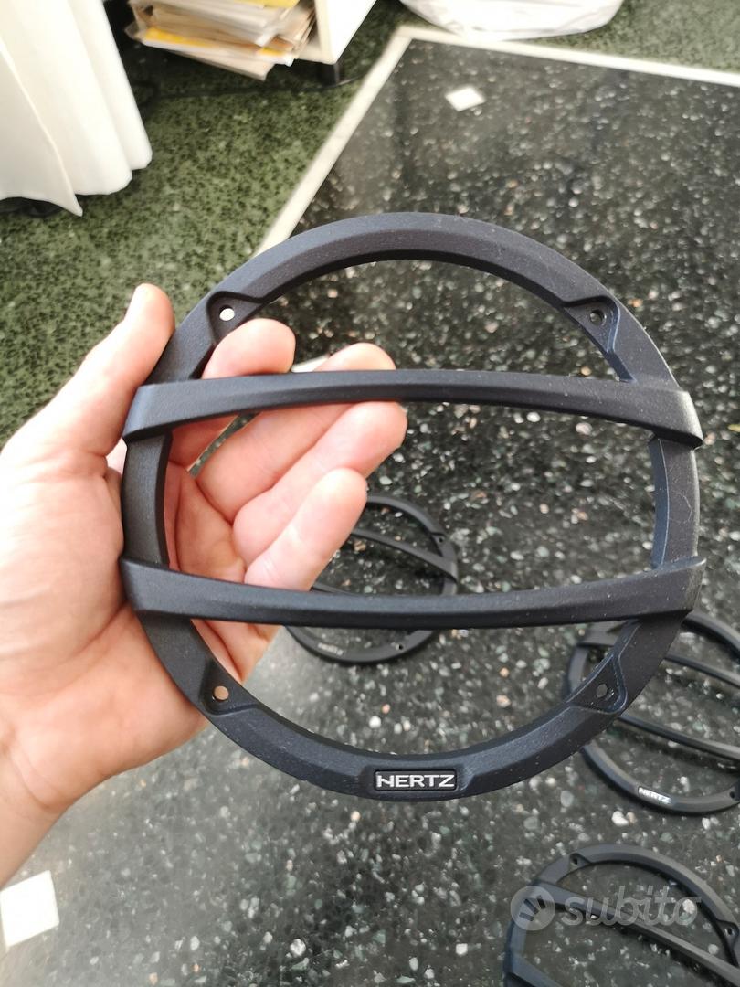 perfk Protezione per Griglia in Plastica per Altoparlanti per Car Audio, Nero 12 pollici