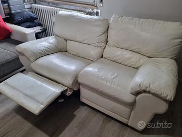 Divano 2 posti Leggett & Platt in Pelle