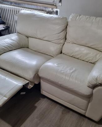 Divano 2 posti Leggett & Platt in Pelle