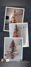 Albero di natale in legno artigianale 