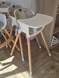 Seggiolone Baby Joy in legno stile scandinavo - 6