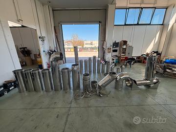 Tubi acciaio inox. Canna fumaria