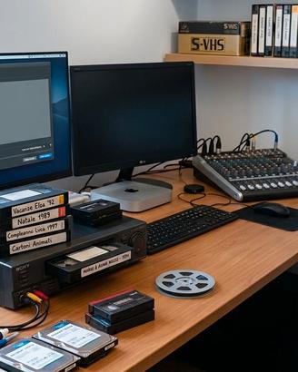 DIGITALIZZAZIONE DI VHS, MINI DV, VIDEO8, HI8 E CA