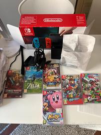 Nintendo Switch Prima Generazione V1 + 6 giochi