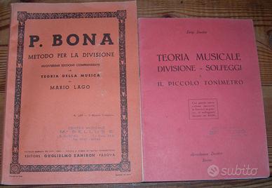 Spartiti di Teoria Musicale da Collezione