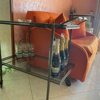 Carrello porta vivande e bottiglie