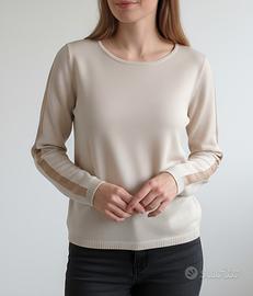 Maglia beige Vanita Taglia L leggera