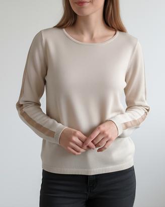 Maglia beige Vanita Taglia L leggera