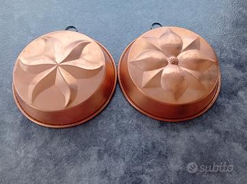 Coppia stampini vintage in rame