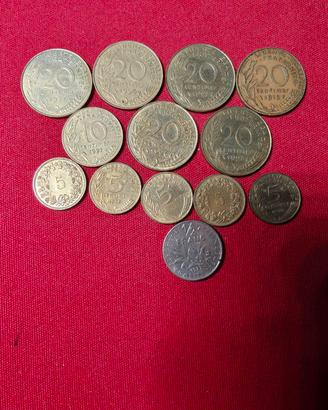 Monete Vintage Francesi - Spiccioli Storici