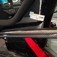 Tubo carbonio protezione roll bar