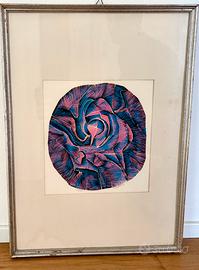 Gualtiero Mocenni xilografia rara 1973