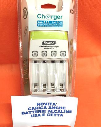 Carica batterie Alcaline