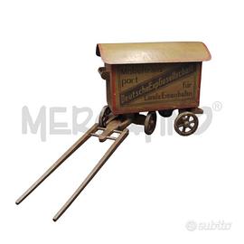 JV CARROZZA GIOCATTOLO D'EPOCA LEGNO