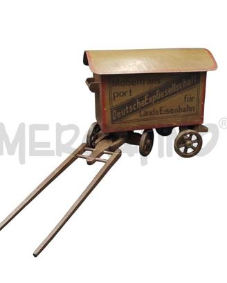 JV CARROZZA GIOCATTOLO D'EPOCA LEGNO