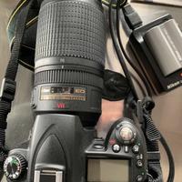 FOTOCAMERA REFLEX NIKON D90 CON OBIETTIVI 70-300 E