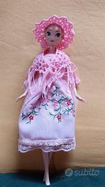 Vestito Barbie fatto a mano colore rosa