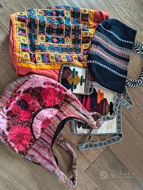 Borse etniche e zainetto NUOVE