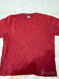 Maglietta Uomo Tommy Hilfiger Taglia S - Rosso