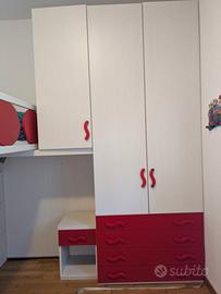 Cameretta con soppalco