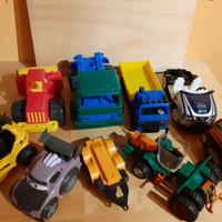 Set 9 Macchine giocattoli, camion, automobiline, m