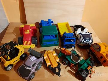 Set 9 Macchine giocattoli, camion, automobiline, m