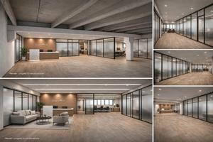 P. Niedda - Ampio ufficio con vista panoramica