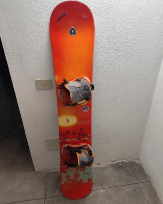 Snowboard Salomon 160 + attacchi Flow + sacca 