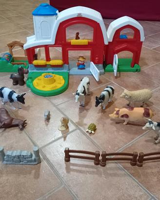 fattoria mattel fischer price+animali non mattel
