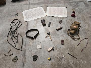 WW1 WW2 - Gruppo cimeli militari marchi (B47)(BB)