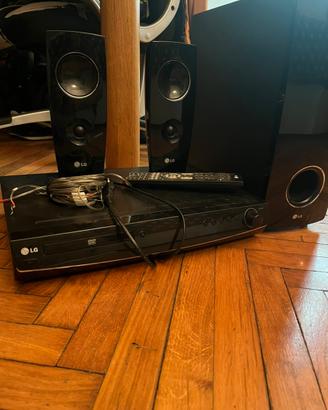 Sistema Home Cinema LG + casse Sorround