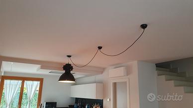 Lampadario stile industrial