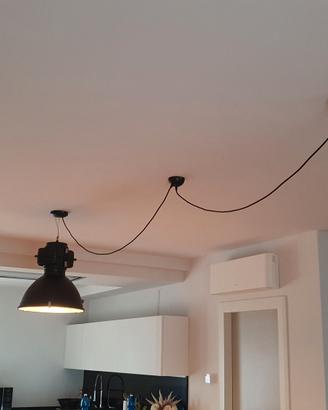 Lampadario stile industrial
