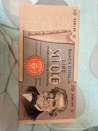 Mille lire Giuseppe Verdi
