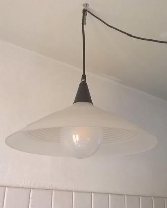 Lampada da soffitto a cono, in vetro