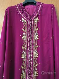 Vestito orientale doppio corpetto lungo