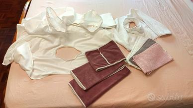 Set kit teli asciugamani per lettino da massaggio