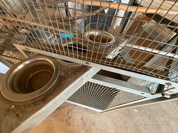 Voliera da esterno per uccellini/pappagalli