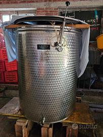 Serbatoio inox semprepieno 10 ql in acciao