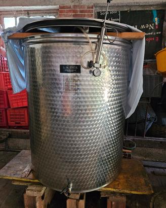 Serbatoio inox semprepieno 10 ql in acciao