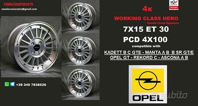 Cerchi SCOMPONIBILI 15 POLLICI OPEL ASCONA GT TUV