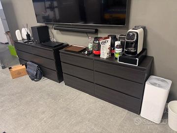 2 cassettiere Ikea KULLEN h. 70 p. 40 l. 140