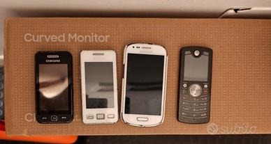 Telefonini vintage 3 Samsung 1 Motorola 