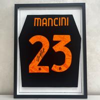 Maglia incorniciata Mancini - A.S.Roma 2023/2024