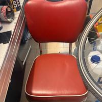 Sedie in pelle e bambu