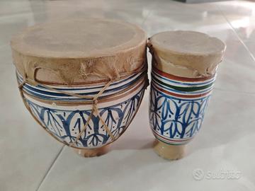 Doppio bongo in ceramica 