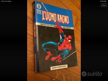 L' UOMO RAGNO NASCITA DI UN EROE oscar mindadori